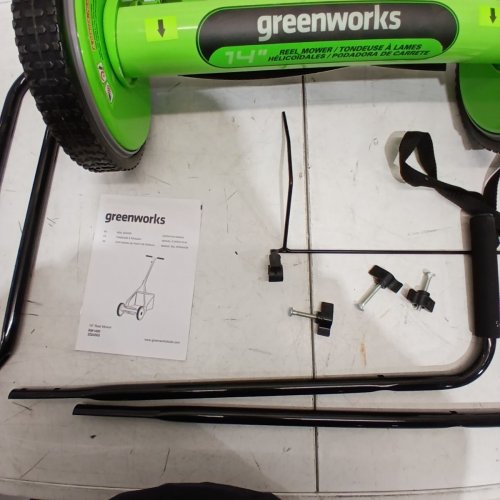 GREENWORKS 14" REEL LAWN MOWER - GREEN (MODEL:RM1400) image 6