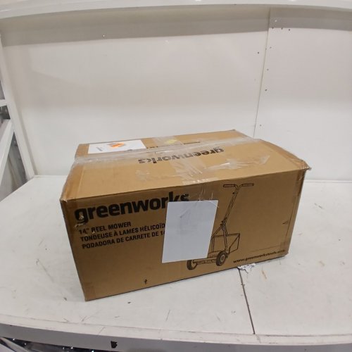 GREENWORKS 14" REEL LAWN MOWER - GREEN (MODEL:RM1400) image 8