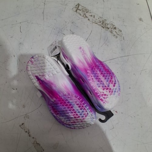 KID'S GEORGE CLOG SHOES - SIZE 3/4 - PURPLE / PINK / WHITE (STYLE : 64CLOGM26) image 3