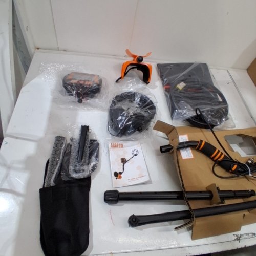 SUNPOW METAL DETECTOR, WATERPROOF AND ADJUSTABLE HIGH ACCURACY - ORANGE - (MODEL: OT-MD04)) image 3