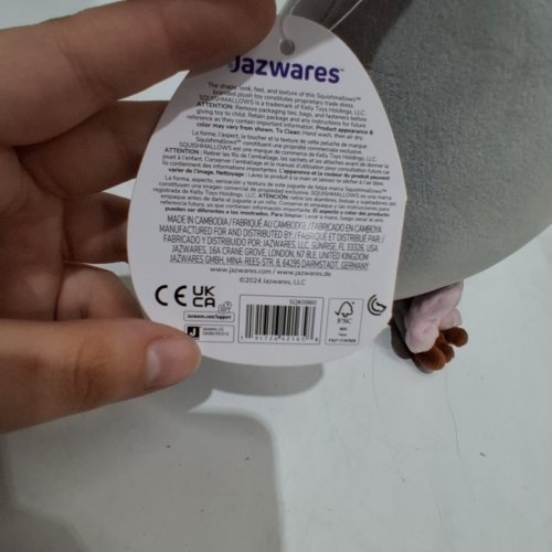 SQUISMALLOWS EYEORE PLUSH TOY - GREY (MODEL: SQK0960) image 2