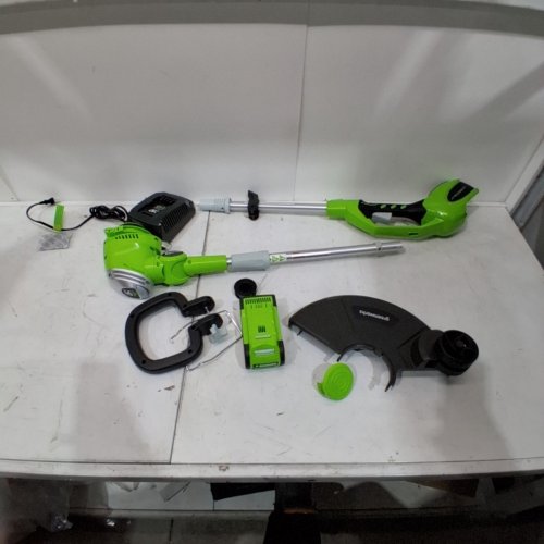 GREENWORKS 13" ELECTRIC CORDED STRING TRIMMER - GREEN (MODEL:STF305) image 3