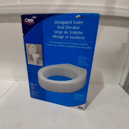 CAREX HEALTH BRANDS 3.5" TOILET SEAT ELEVATOR - ELONGATED image 3