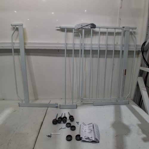 REGALO EASY-STEP METAL WALK-THROUGH SAFETY GATE - 30" X 29'' - 38.5'' - WHITE (MODEL: 1160DS) image 2