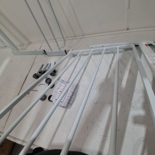REGALO EASY-STEP METAL WALK-THROUGH SAFETY GATE - 30" X 29'' - 38.5'' - WHITE (MODEL: 1160DS) image 3