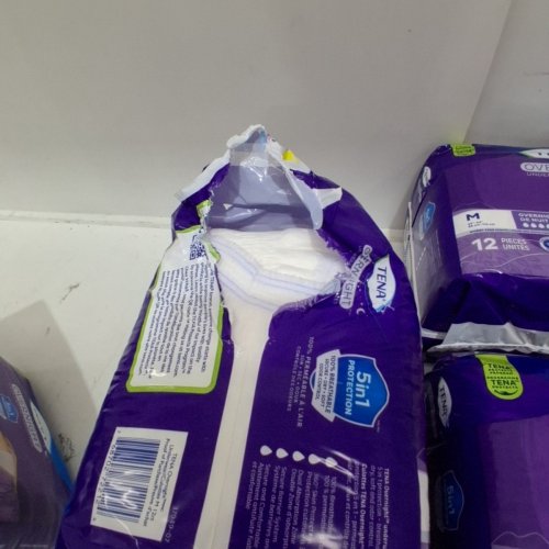 48PK TENA DISPOSABLE OVERNIGHT ABSORBENT UNDERWEAR - MEDIUM - 34" - 44" (MODEL: 072213 V-01) image 3