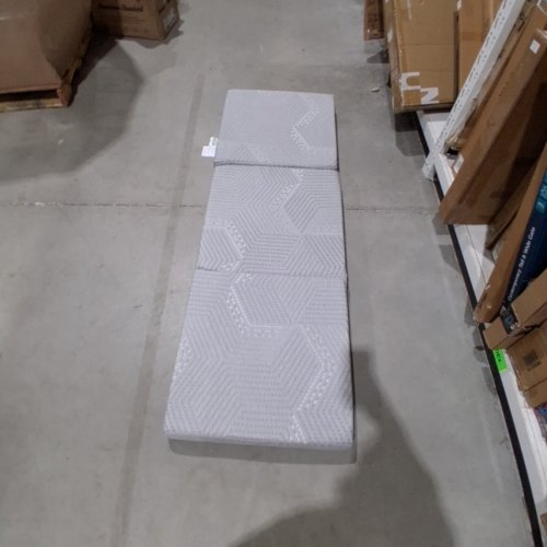 TRI-FOLD MEMORY FOAM MATTRESS - SINGLE 4" - GREY image 2