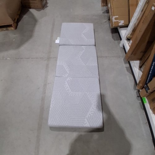 TRI-FOLD MEMORY FOAM MATTRESS - SINGLE 4" - GREY image 3