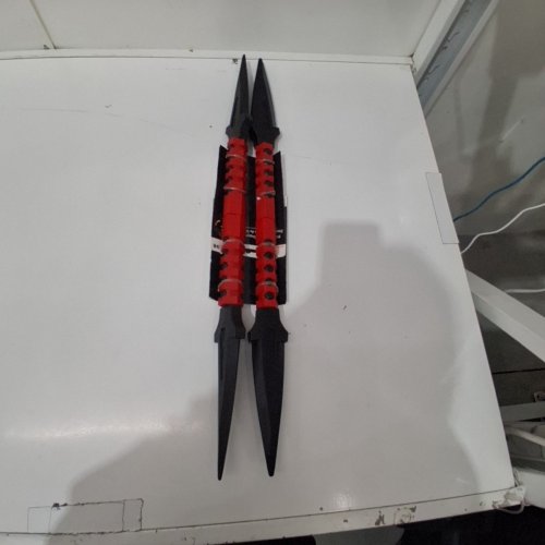 2PC HALLOWEEN NINJA SWORD SET - RED AND BLACK image 3