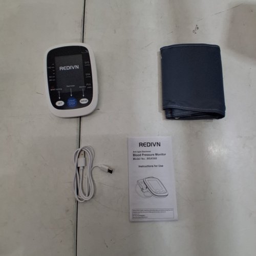 REDIVN ARM TYPE ELECTRONIC BLOOD PRESSURE MONITOR - WHITE/BLACK (MODEL: BSX568) image 3