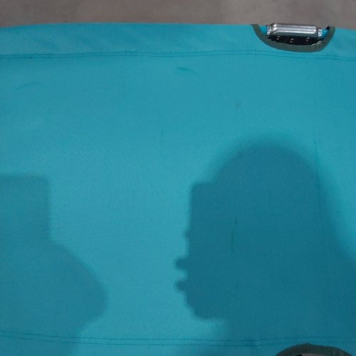 NORTHORAD FOLDABLE HEAVY DUTY CHAISE LOUNGE CHAIR WITH CANOPY - TURQUOISE image 3