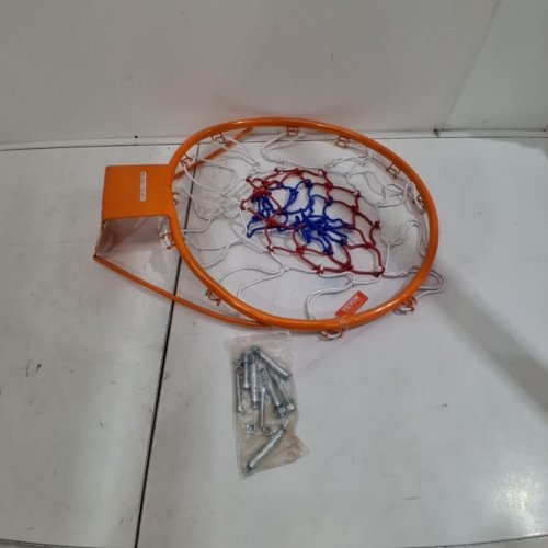 HEAVY DUTY WALL DOOR MOUNTED BASKETBALL RIM - 18" - ORANGE image 2