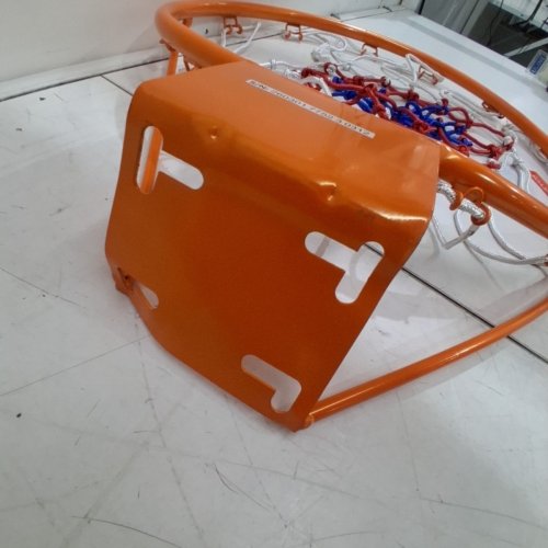 HEAVY DUTY WALL DOOR MOUNTED BASKETBALL RIM - 18" - ORANGE image 3