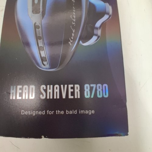ZYIEA ELECTRIC HEAD SHAVER - 5W, 5 V, 800 MAH, IPX6 - BLUE / BLACK (MODEL: 8780) image 2