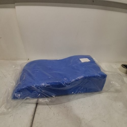 SPONGE FOOTREST LEG RAISER PILLOW- 24" X 10" - BLUE image 3