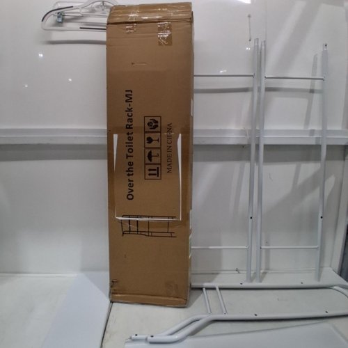 UDEAR 3 SHELF BATHROOM OVER THE TOILET RACK STORAGE ORGANIZER STAND - 65" - WHITE image 5