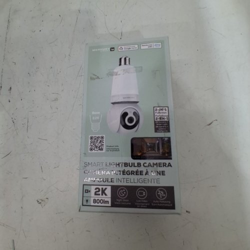 MERKURY INNOVATIONS SMART LIGHTBULB CAMERA - 2 K, 800 LM, E26 - WHITE (MODEL: MIC-CW107-199W) image 5