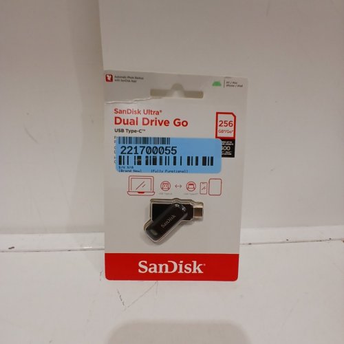 SANDISK 256GB ULTRA DUAL DRIVE GO USB FLASH DRIVE WITH TYPE-C & TYPE-A CONNECTORS - BLACK (MODEL: SDDDC3-256G-G46) image 2