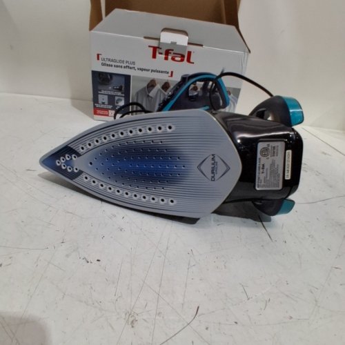 T-FAL ULTRAGLIDE PLUS ENHANCED STEAM IRON WITH CALCIUM COLLECTOR - BLACK/TEAL (MODEL: 1980969/FV5871Q0) image 4