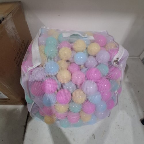 400PK AMAZON BASICS BPA FREE PLASTIC BALL PIT BALLS WITH STORAGE BAG - 2.3" image 4