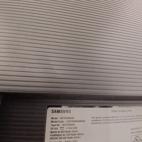 SAMSUNG S3 27" FULL HD MONITOR WITH EYE SAVER - 100HZ - BLACK - (MODEL: S27D300GAN) image 9