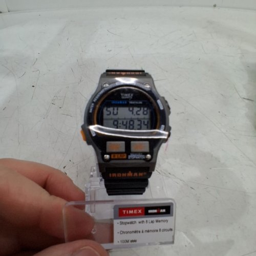 MENS TIMEX IRONMAN 8-LAP OG DIGITAL WATCH - 39MM - BLACK RESIN BAND / GREY ( MODEL; TW5M54300) image 3