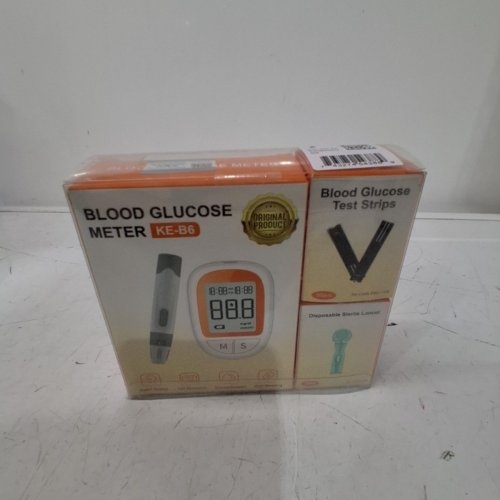 DIABETES BLOOD GLUCOSE MONITOR KIT - WHITE/ORANGE (MODEL:KE-B6) image 2