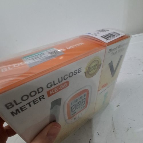 DIABETES BLOOD GLUCOSE MONITOR KIT - WHITE/ORANGE (MODEL:KE-B6) image 3