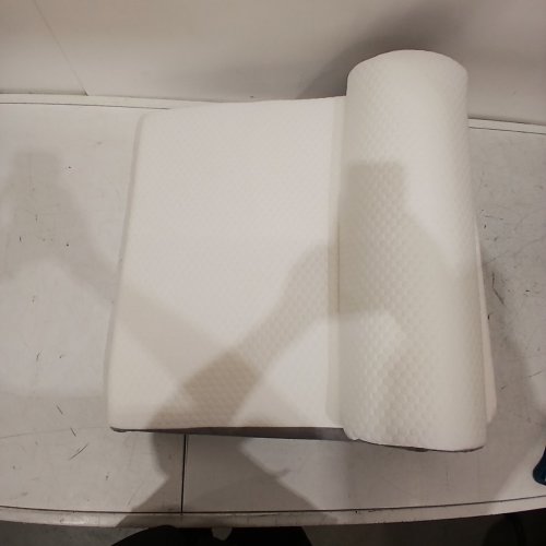 2PC BED WEDGE PILLOW FOR SLEEPING WITH HEADREST - WHITE/GREY image 3