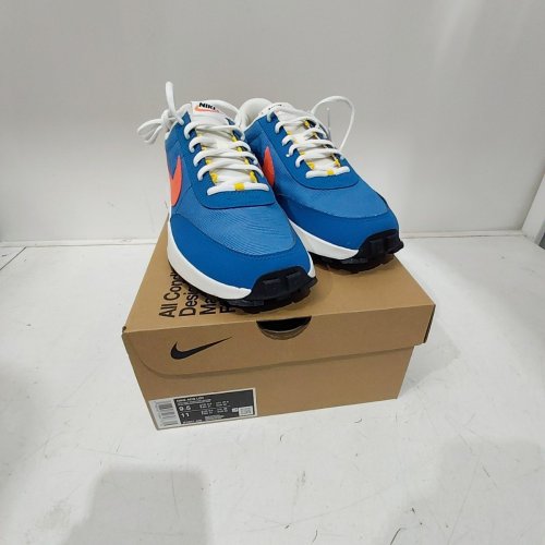 mens NIKE ACG ATHLETIC SNEAKERS - 9.5 - BLUE / ORANGE / WHITE (MODEL: IF2857-400) image 2