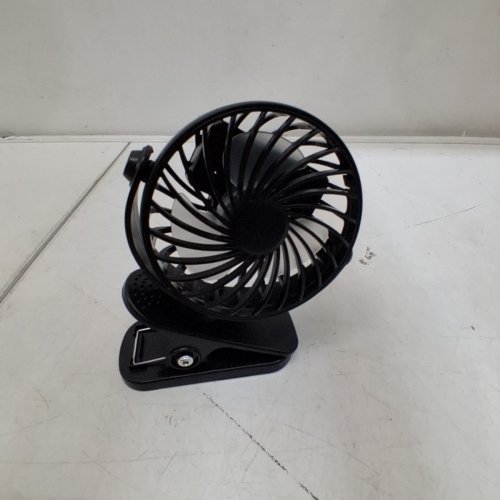 CHIFU CLIP-ON PORTABLE LIGHT FAN, 500MAH | 5" - BLACK image 3
