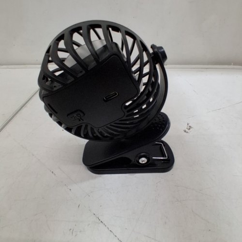 CHIFU CLIP-ON PORTABLE LIGHT FAN, 500MAH | 5" - BLACK image 4