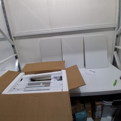 ZONTERA HEIGHT ADJUSTABLE ELECTRIC STANDING DESK - 55" X 24" X 28"-46.5" - WHITE - (MODEL:ES09-140) image 3