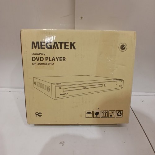 MEGATEK MULTI-REGION CD/DVD PLAYER - PLAYS ALL REGIONS AND FORMATS, 1080P, HDMI, USB PORT, REMOTE - BLACK (MODEL: DP-260M55HD) image 3