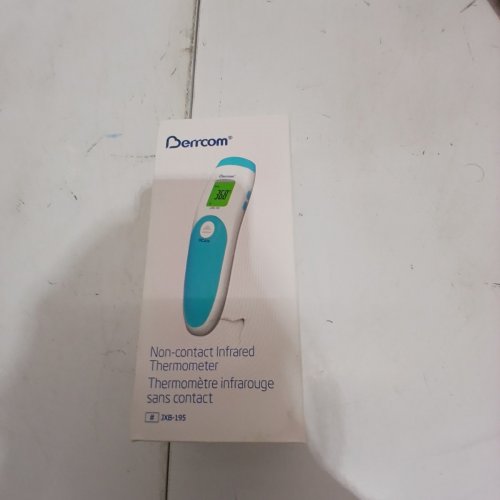BERRCOM NON-CONTACT INFRARED THERMOMETER FOR BODY, SURFACE, OR ROOM TEMPERATURE - BLUE/WHITE (MODEL: JXB-195) image 2