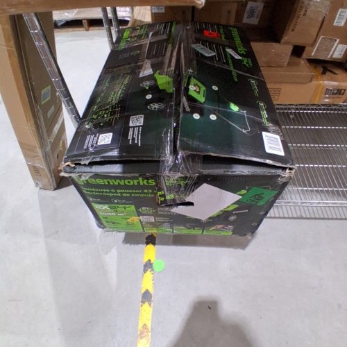 GREENWORKS CORDLESS LAWN MOWER – INCLUDES 2 X 24V BATTERIES & DUAL PORT CHARGER, PUSH MOWER WITH 3-IN-1 MULCHING, BAGGING & DISCHARGE - 48V 17" - GREEN / BLACK (MODEL:LME367) image 6