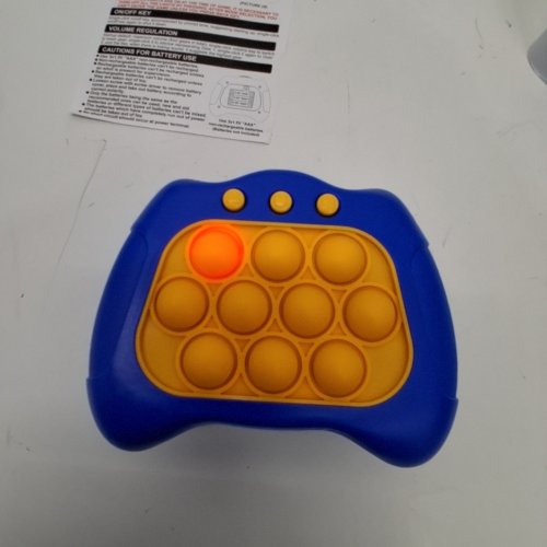 FANGZUAN QUICK PUSH FIDGET GAME WITH LIGHTS AND SOUNDS - BLUE/YELLOW image 2