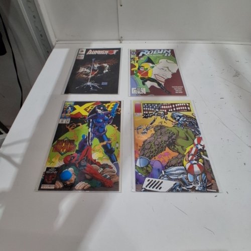 4 ASSTD MARVEL, IMAGE, DC, AND VALIANT COMIC BOOKS - SUPERPATRIOT #2, X-FORCE #23, ROBIN II THE JOKER'S WILD #1, AND BLOODSHOT #10 - VARIOUS AUTHORS image 2