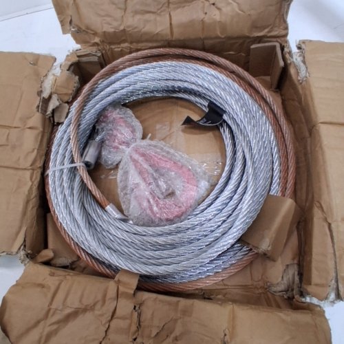 VEVOR HEAVY DUTY GALVANIZED STEEL WINCH CABLE AND SWIVEL HOOK - 3/8" X 75FT - 15,200LB - RED (MODEL: JLGS9.5-23) image 2
