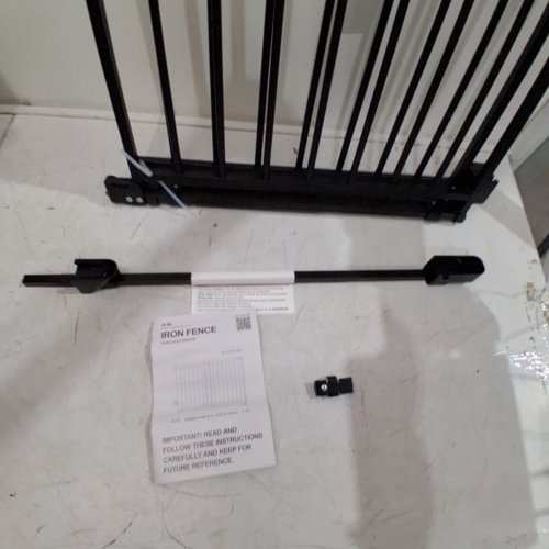 WALK-THRU SAFETY BABY GATE - 26.4"-43" X 29" - BLACK (MODEL: SH21.002G) image 3