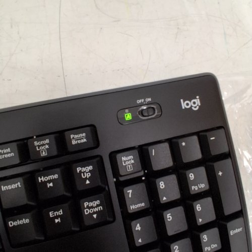 LOGITECH WIRELESS KEYBOARD AND MOUSE COMBO - 2.4 GHZ WIRELESS - BLACK (MODEL: MK270) image 2