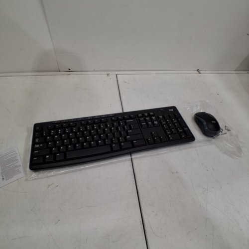 LOGITECH WIRELESS KEYBOARD AND MOUSE COMBO - 2.4 GHZ WIRELESS - BLACK (MODEL: MK270) image 3