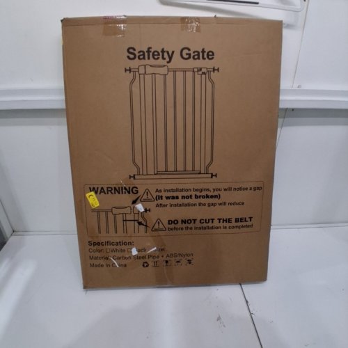 PRESSURE OR HARDWARE MOUNTED BABY SAFETY GATE - 24"-29" X 30" - WHITE (MODEL: W046) image 4