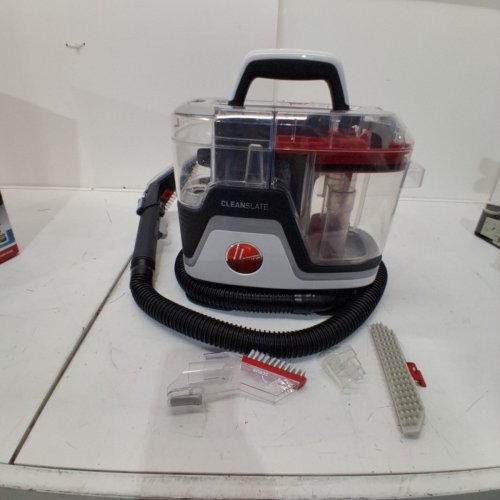 HOOVER CLEANSLATE PORTABLE CARPET & UPHOLSTERY SPOT CLEANER & STAIN REMOVER - 40OZ DUAL TANKS - RED/GREY (MODEL: FH14001VCD) image 3
