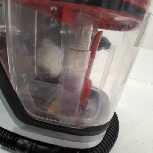 HOOVER CLEANSLATE PORTABLE CARPET & UPHOLSTERY SPOT CLEANER & STAIN REMOVER - 40OZ DUAL TANKS - RED/GREY (MODEL: FH14001VCD) image 4