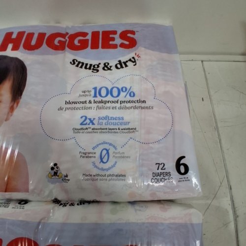 144PK HUGGIES SNUG & DRY SIZE 6 (MODEL: 5641400) image 3