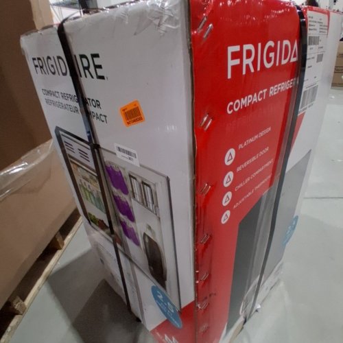 FRIGIDAIRE COMPACT MINI REFRIGERATOR - 2.5 CU. FT - STAINLESS STEEL (MODEL: EFR2856-COM) image 5
