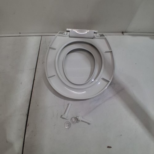 GARVEE ROUND SLOW CLOSE TOILET SEAT WITH BUILT IN TODDLER SEAT FOR POTTY TRAINING AND MAGNETS - 17" - WHITE (MODEL: PHO_0VP67XWL) image 4