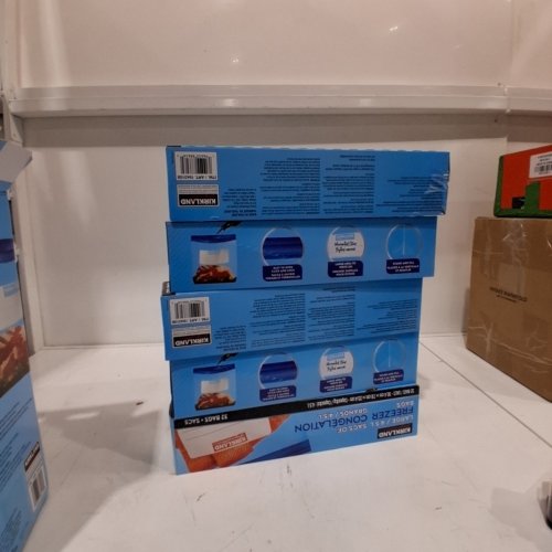 160PK KIRKLAND SIGNATURE LARGE FREEZER BAGS - 4.5 L - CLEAR (MODEL: 1843108) image 3