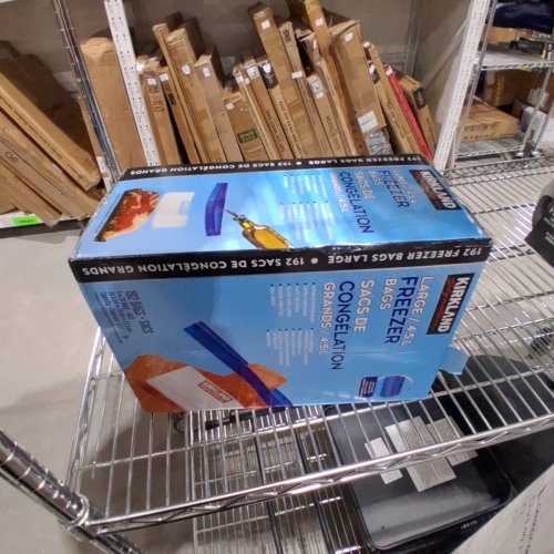 160PK KIRKLAND SIGNATURE LARGE FREEZER BAGS - 4.5 L - CLEAR (MODEL: 1843108) image 4